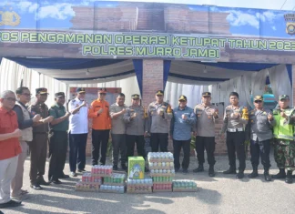 Sekda Budhi Hartono Tinjau Pos Pengamanan dan Pelayanan Lebaran 1444 H