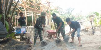 Rumahnya Direhab Satgas TMMD ke-117 Kodim 0416 Bute, Edi: Terimakasih TNI