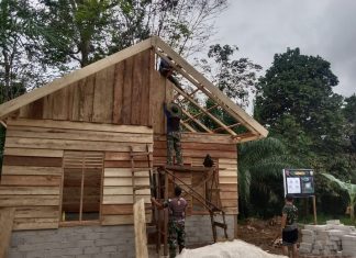 Rehab RTLH Sudah 50 Persen Lebih, Satgas TMMD: Tidak Lama Lagi Pasang Atap
