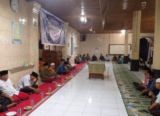 Pemdes Talang Silungko Bersama Satgas TMMD ke-117 Kodim 0416/Bute Gelar Pengajian Akbar