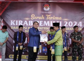 Bupati Bungo Hadiri Serah Terima Kirab Pemilu 2024, Berharap Partisipasi Masyarakat Meningkat
