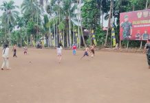 Manfaatkan Waktu Luang, Anggota Satgas TMMD ke-117 Kodim 0416/Bute Ajak Anak-anak Bermain