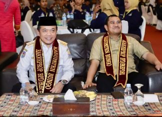Gubernur Al Haris Didampingi Bupati Bungo Hadiri Rakerprov PABPDSI Jambi