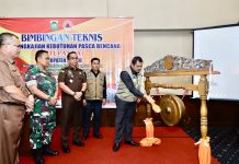 Bupati Bungo Buka Bimtek Pengkajian Kebutuhan Pasca Bencana