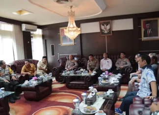 Jalin Silaturahmi dan Sinergitas, DPRD Tebo Terima Kunjungan Kapolres Tebo