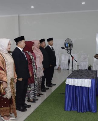 Wabup Apri Lantik Direktur dan Pejabat Pengawas RSUD Tipe D Rantau Ikil Jujuhan