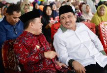 Gubernur Al Haris Didampingi Bupati Bungo Mashuri Hadiri HUT KUD Karya Mukti