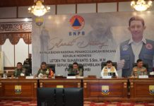 Gubernur Jambi Rakor Pencegahan Karhutla Bersama BNPB RI