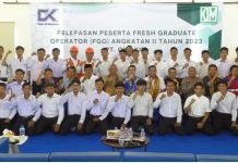 Program Perusaahaan untuk Pekerja Lokal, PT CK-KIM Lepas 40 Peserta FGO Angkatan II Tahun 2023 Mengikuti Training di Kalimantan