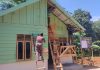 Tahap Finishing, Satgas TMMD ke-117 Kodim 0416/Bute Percantik Rumah Milik Edi Candra