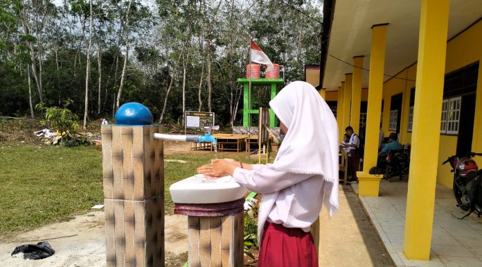Berkat TMMD Siswa Tinggal Putar Keran, Riko: Tak Perlu lagi Ambil Air ke Guntung