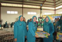 Puncak HKG ke-51 dan Jambore PKK Tingkat Kabupaten Bungo, Kecamatan Taseplin Raih Juara Umum Lomba 10 program Pokok PKK