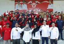 Bupati Bungo H Mashuri Didampingi Ketua PMI Cabang Bungo Buka Diklatsar PMI Tahun 2023