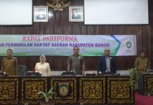 DPRD Bungo Gelar Rapat Paripurna Penandatanganan Nota Kesepakatan Rancangan KUA dan PPAS APBD 2024