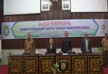 DPRD Bungo Gelar Rapat Paripurna Penyampaian Ranperda KUA – PPAS Tahun Anggaran 2023 dan Propemperda 2024