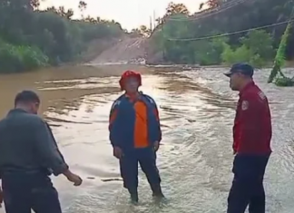 Pj Bupati Tebo Aspan Tinjau Dampak Banjir di Desa Lubuk Mandarsah dan Kunangan