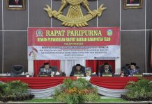 DPRD Tebo Gelar Rapat Paripurna Mendengar Pidato Kenegaraan Presiden Joko Widodo