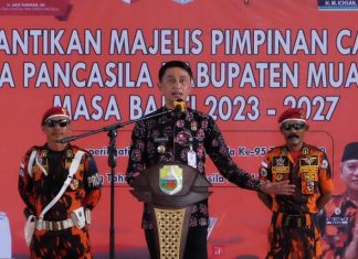 Pj Bupati Bachyuni Deliansyah Hadiri Pelantikan Pengurus MPC Pemuda Pancasila Muaro Jambi Masa Bhakti 2023 – 2027