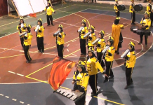 Semarak HUT Bungo Ke-58, Marching Band SMPN 1 Tanah Tumbuh Tampil Penuh Percaya Diri