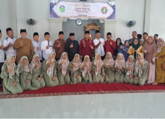 Pj Bupati Aspan Halal Bil Halal Bersama PGRI Tebo Ulu