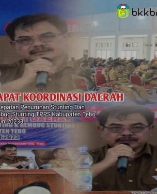 Sekda Tebo Buka Rakor Percepatan dan Rembuk Stunting Tahun 2023