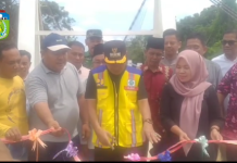 Pj Bupati Tebo Aspan Resmikan Jembatan Gantung Sungai Belilas