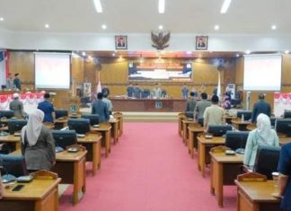 DPRD Tanjab Barat Gelar Rapat Paripurna Ketiga