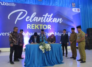 Renda Lestari Resmi Dilantik Sebagai Rektor Ummuba Periode 2023-2027