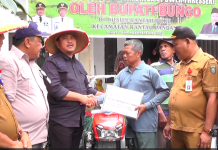 Dinas TPH-Bun Bungo Salurkan Bantuan Alsintan Untuk Kelompok Tani Di Dusun Rantau Duku