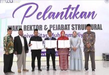 Warek dan 27 Pejabat Struktural Ummuba Masa Jabatan 2023-2027 Resmi Dilantik