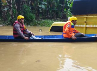 Pj Bupati Merangin Pantau Tujuh Daerah Titik Banjir