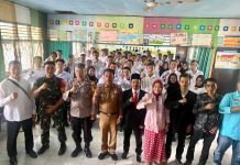 74 Pengawas TPS se-Kecamatan Tanah Sepenggal Resmi Dilantik, Ini Pesan Ketua Panwascam