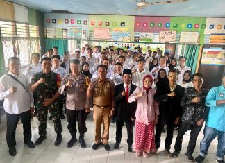 74 Pengawas TPS se-Kecamatan Tanah Sepenggal Resmi Dilantik, Ini Pesan Ketua Panwascam