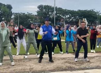H Mukti Ajak ASN Laksanakan Senam Merangin Sehat