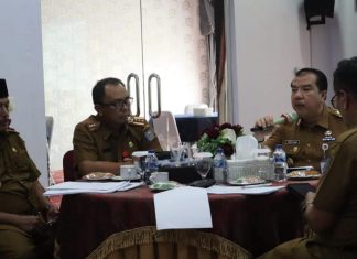 H Mukti Pimpin Rakor Persiapan Penyusunan LKj Triwulan II