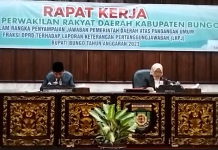 Ketua Dprd Bungo Pimpin Rapat Kerja LKPJ Bupati Bungo