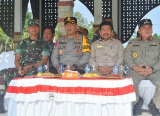 Pj Bupati Sarolangun Bachril Bakri Hadiri Apel Siaga Pengawasan Pemilu 2024