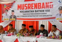 Pj Bupati Sarolangun Bachril Bakri Hadiri Musrenbang Kecamatan Bathin VIII