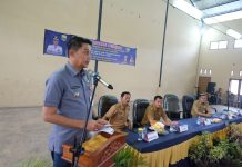 Pj Bupati Bachyuni Buka Bimtek dan Pembekalan dan Uji Sertipikasi Tenaga Kerja Kontruksi