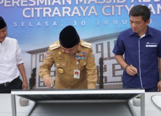Gubernur Al Haris Resmikan Masjid Al Jabbar Citraraya City Jambi