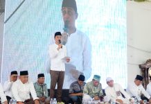 Pj Bupati Muaro Jambi Hadiri Peringatan Isra Mi’raj di Ponpes Daaru Attauhid Muaro Kumpeh