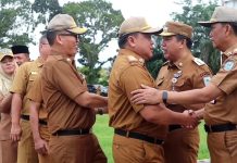 Pemkab Merangin Halal Bihalal Akbar Pada Hari Pertama Masuk Kantor