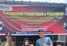 Rekrutmen PKD Pilkada 2024, Panwascam Tasep Buka Pendaftaran