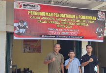 Panwascam Bathin II Babeko Buka Pendaftaran Calon Anggota PKD untuk Pilkada 2024