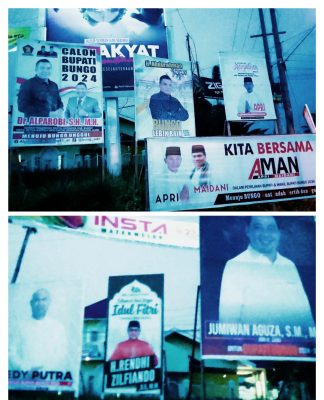 Bungo Dipenuhi Baleho Bacalon, Pengamat Sebut Cuma Mengetes Masyarakat