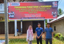 Panwascam Jujuhan Ilir Terima Berkas Pendaftaran Calon Anggota PKD untuk Pilkada 2024