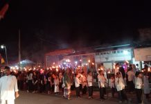 Pawai Obor Meriahkan Peringatan 1 Muharram 1446 Hijriyah di Dusun Sungai Gambir
