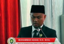35 Anggota DPRD Bungo Terpilih Periode 2024-2029 Dilantik, Muhammad Adani jadi Pimpinan DPRD Sementara