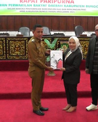 DPRD Kabupaten Bungo Gelar Rapat Paripurna Penyampaian KUA dan PPAS APBD 2025