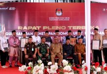 Rapat Pleno Terbuka Pengundian dan Penetapan Nomor Urut Paslon Pilkada, Pj Bupati Sarolangun Sampaikan Pesan Menyejukkan